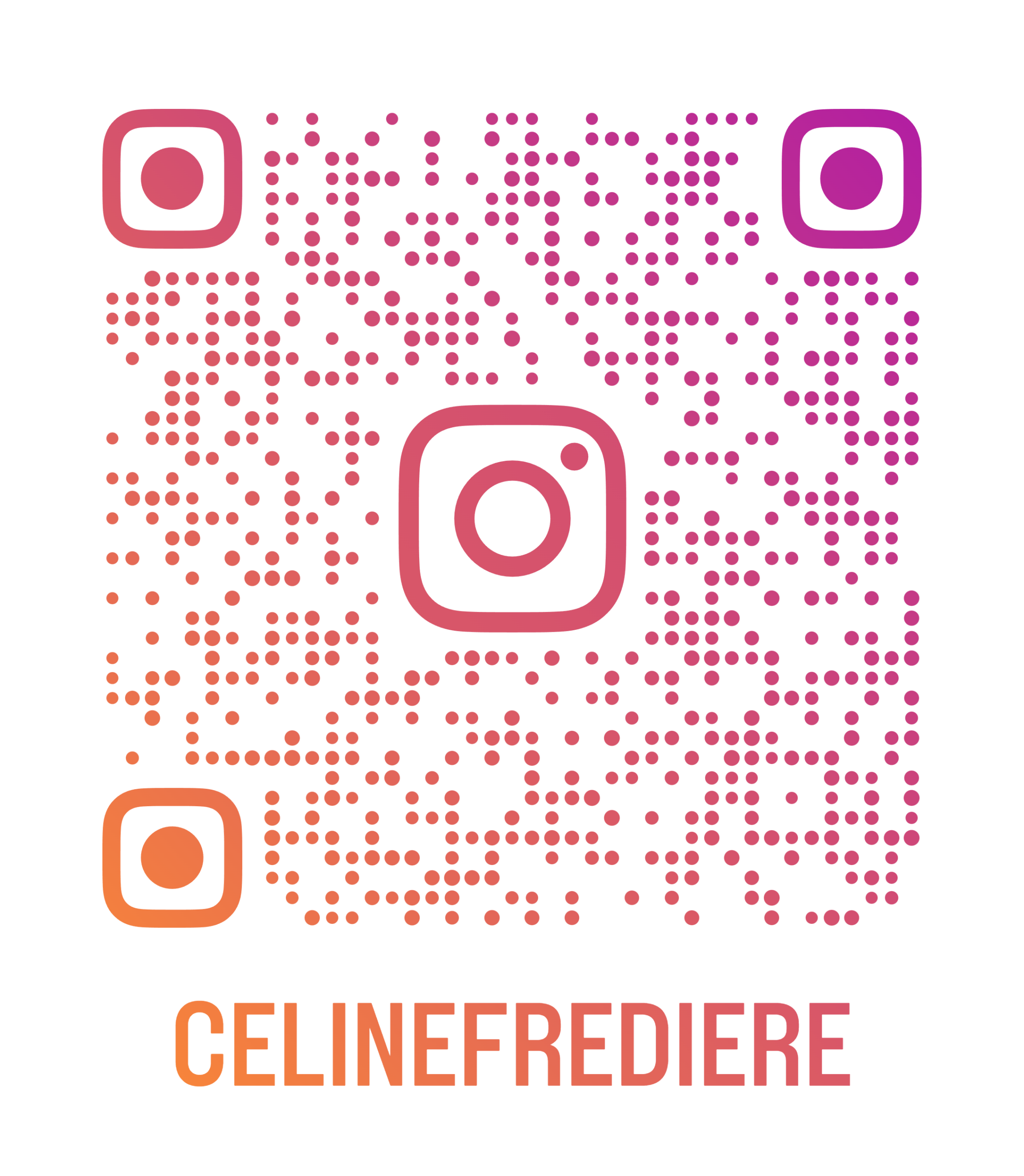 Qr code Instagram celinefrediere