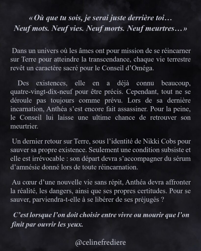 4ème de couverture Oméga Ouvre les yeux.